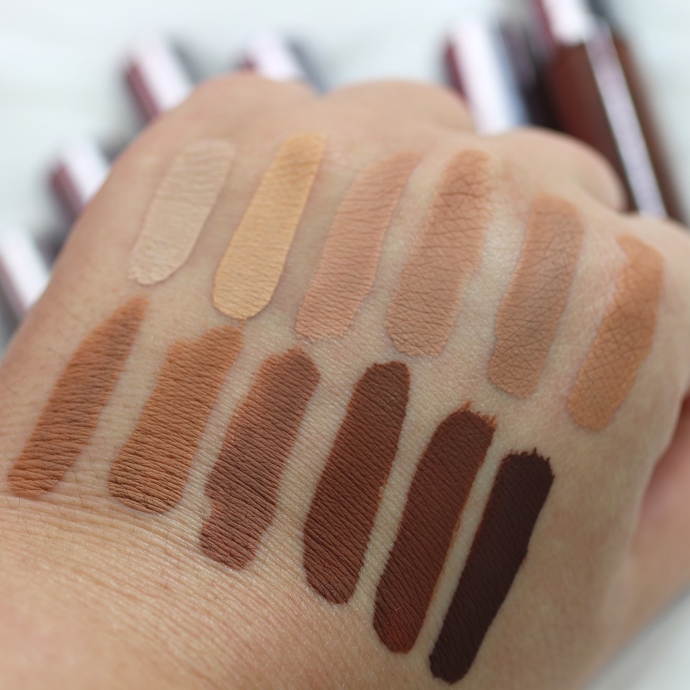 Urban Decay Naked Concealer Swatches After One Hour