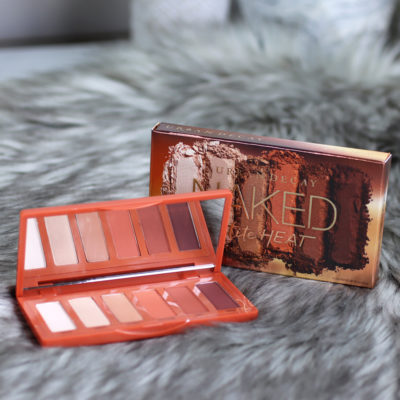 Urban Decay Naked Petite Heat Palette Review by popular Los Angeles cruelty free beauty blogger My Beauty Bunny