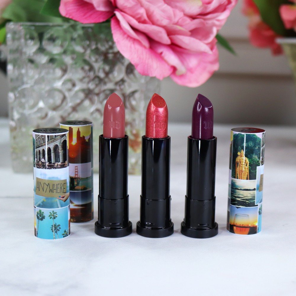 Urban Decay Born To Run Vice Lipstick Review - Urban Decay Born to Run Collection Swatches and Review featured by popular Los Angeles cruelty free beauty blogger My Beauty Bunny