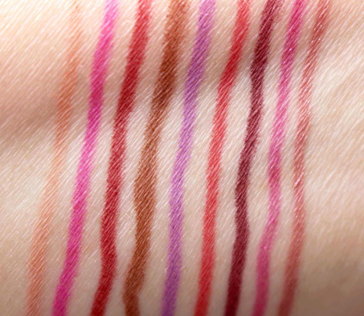Urban Decay Vice Lip Pencil Swatches