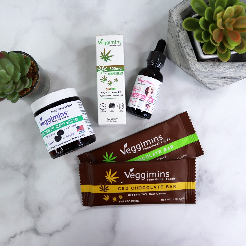 Windy City Organics - Veggimins CBD chocolate and hemp oil face serum review