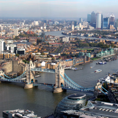 View from Shangri La at the Shard London