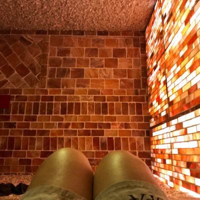 Wi Spa Salt Room Sauna - What to expect at a Korean spa in the US by popular Los Angeles blogger My Beauty Bunny