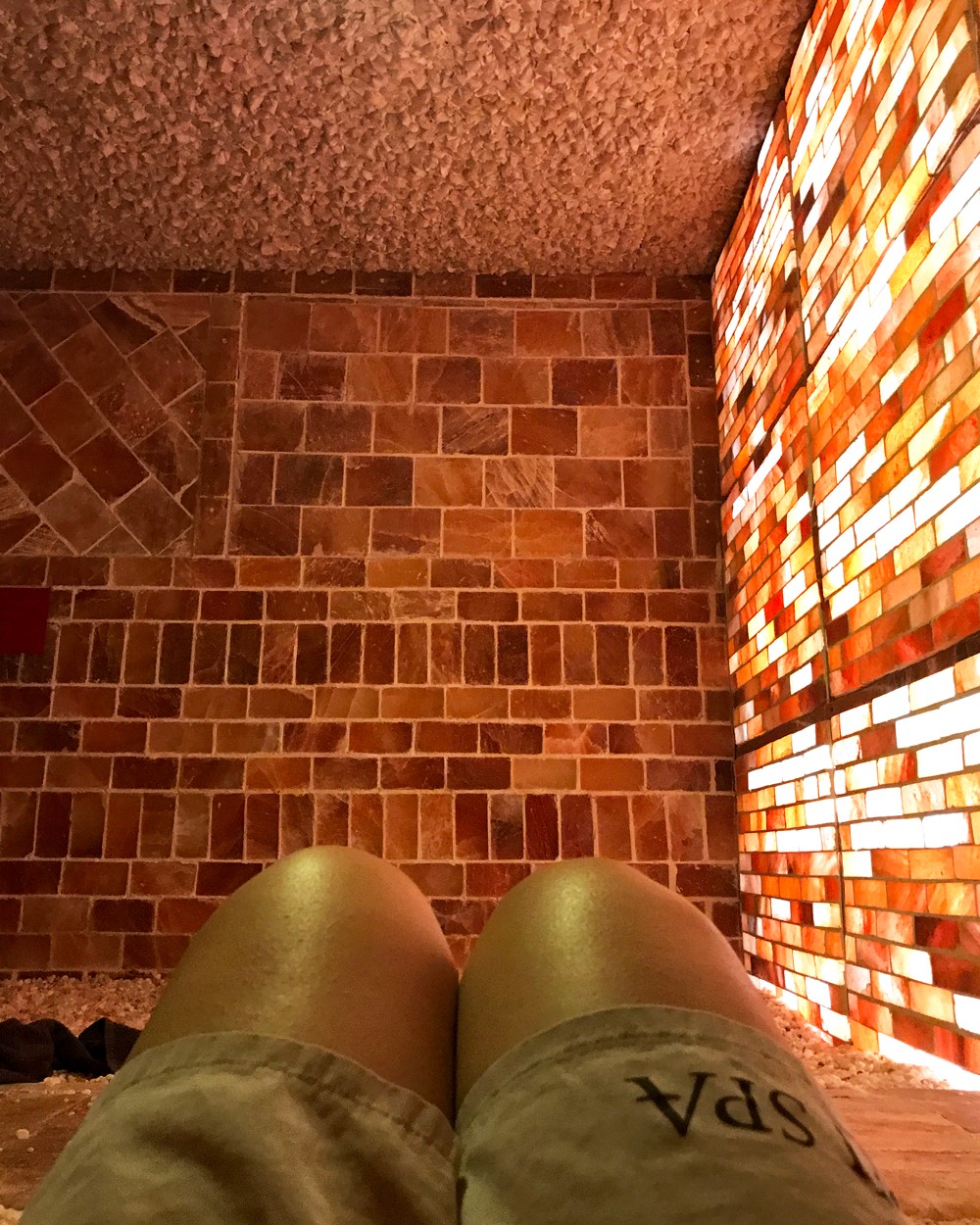 Wi Spa Salt Room Sauna - What to expect at a Korean spa in the US by popular Los Angeles travel blogger My Beauty Bunny