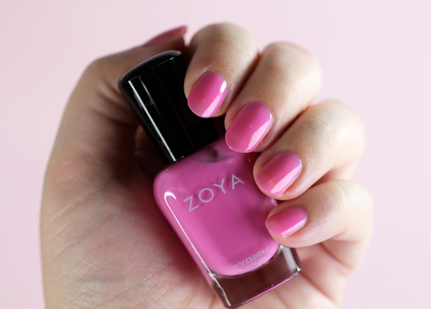 Zoya Pastel Pink Jelly Polish - Princess - Zoya Nail Polish Review: Kisses Pastel Jellies Collection by LA cruelty free beauty blogger My Beauty Bunny