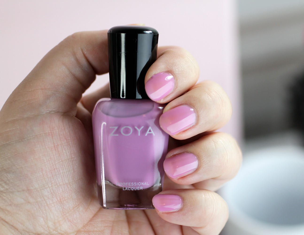 Zoya Pastel Lavender Jelly Polish - Libby - Zoya Nail Polish Review: Kisses Pastel Jellies Collection by LA cruelty free beauty blogger My Beauty Bunny