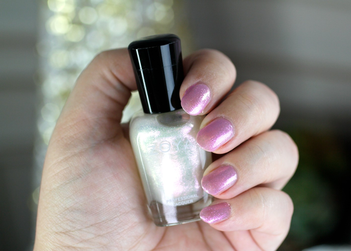 Zoya Pastel Lavender Jelly Polish - Libby Topped with Leia - Zoya Nail Polish Review: Kisses Pastel Jellies Collection by LA cruelty free beauty blogger My Beauty Bunny