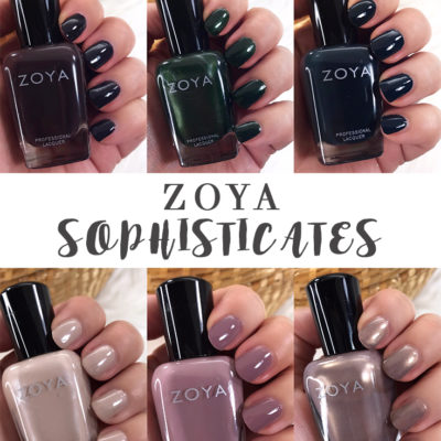 Zoya Sophisticates Collection Swatches and Review