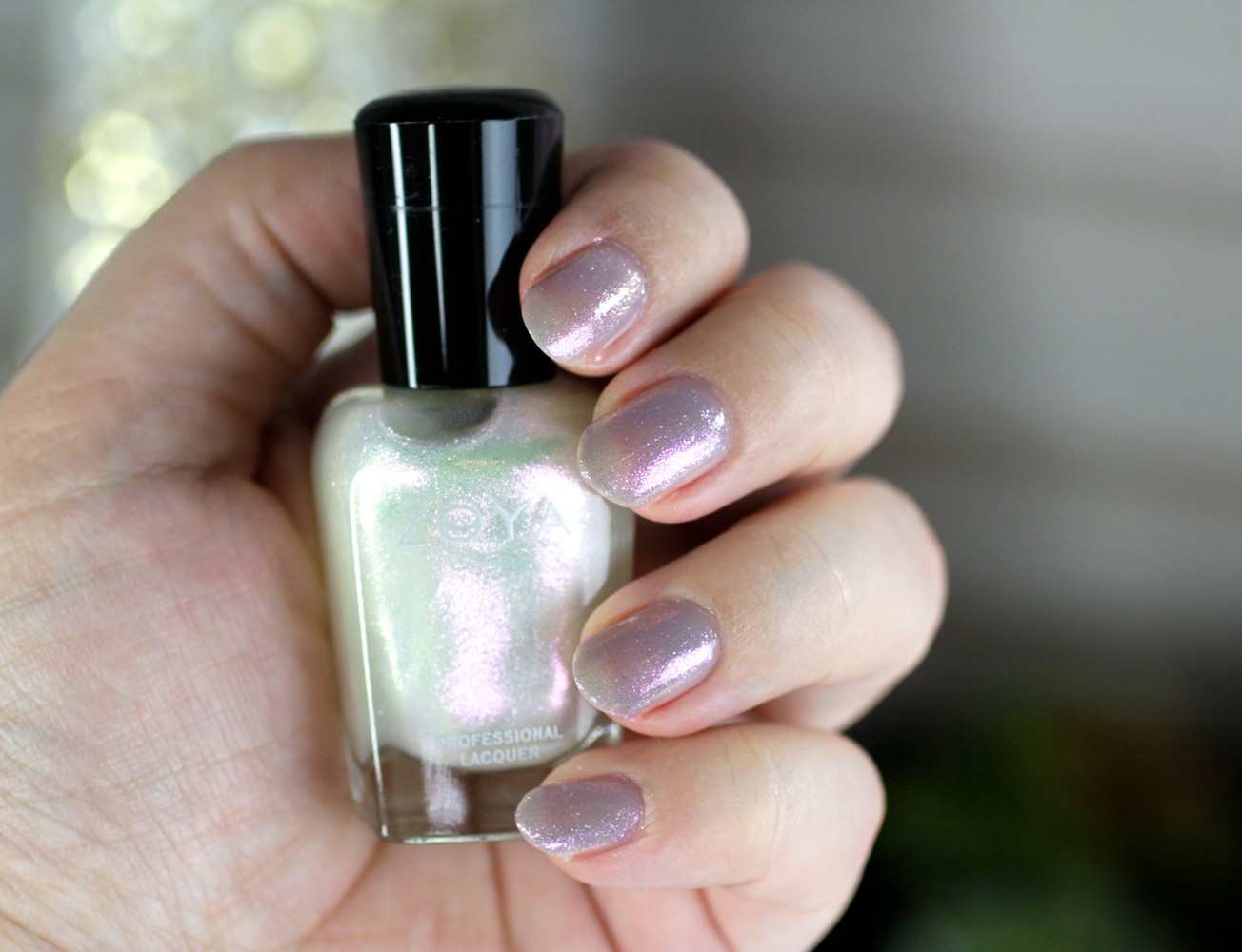 Zoya Pastel Gray Jelly Polish - Vickie Topped with Leia - Zoya Nail Polish Review: Kisses Pastel Jellies Collection by LA cruelty free beauty blogger My Beauty Bunny