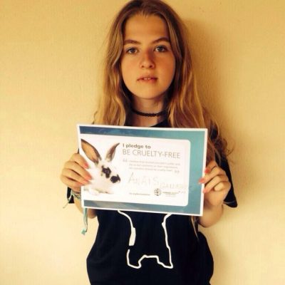 Meg Mathews & Anaïs Gallagher Say No to Animal Testing