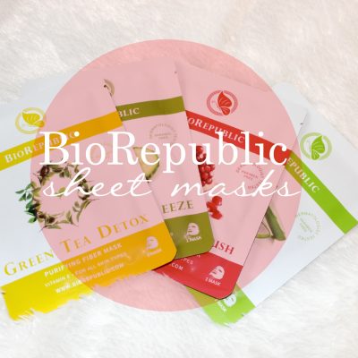 biorepublic sheet mask tutorial and review