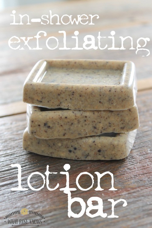 Lush Dupe - DIY In Shower Exfoliating Bar - DIY Homemade Lotion and Massage Bar Recipes featured by popular Los Angeles cruelty free beauty blogger, My Beauty Bunny
