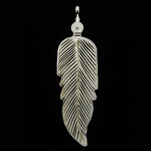 feather necklace cruelty free