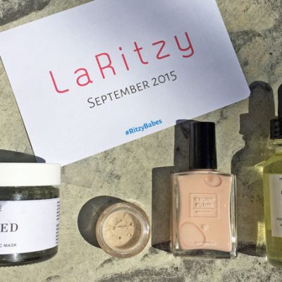 laritzy cruelty free subscription september 2015 review by my beauty bunny