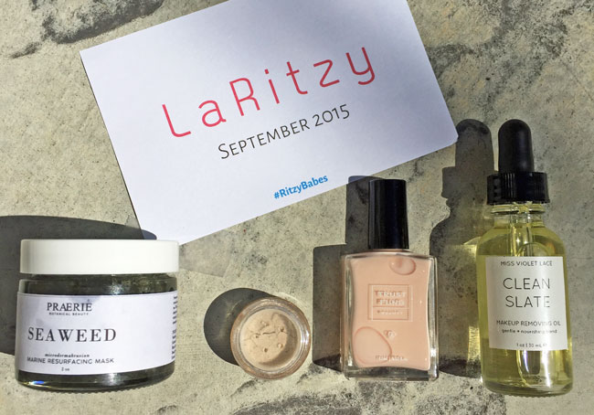 laritzy cruelty free subscription september 2015 review by my beauty bunny