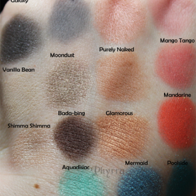 Makeup Geek swatches