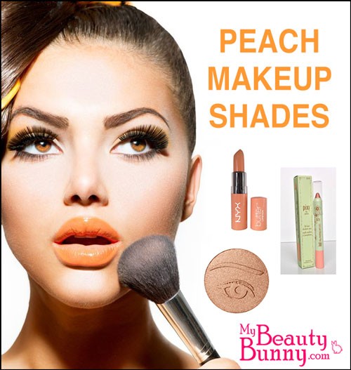 peach makeup