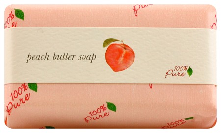 100% Pure Peach Soap
