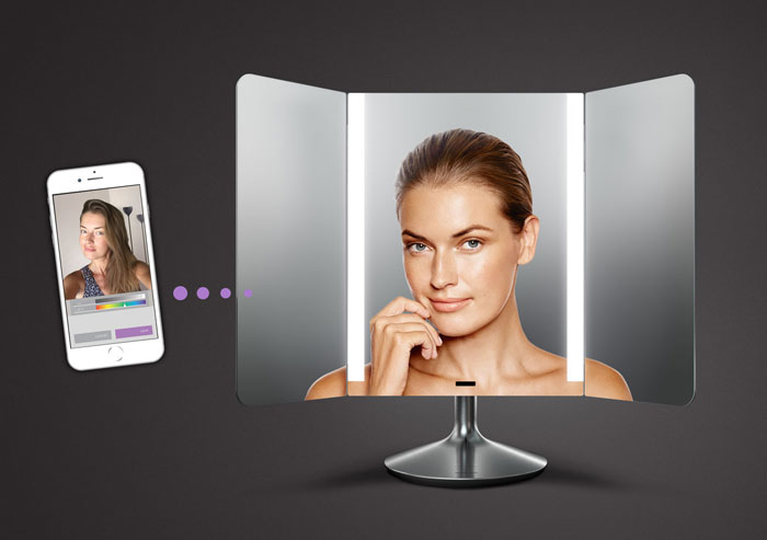 simplehuman app enabled mirror