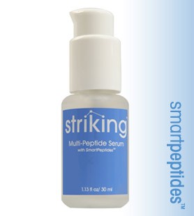striking skincare peptide serum