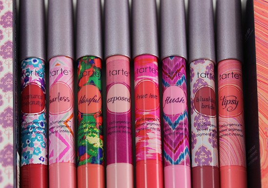 tarte spring 2014 lipsurgence lip crayons